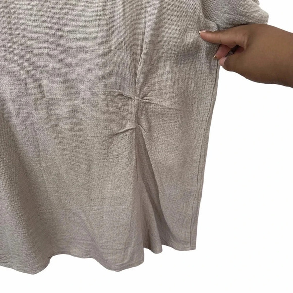 Lands Downunder Beige 100% Cotton Small top - Picture 5 of 9